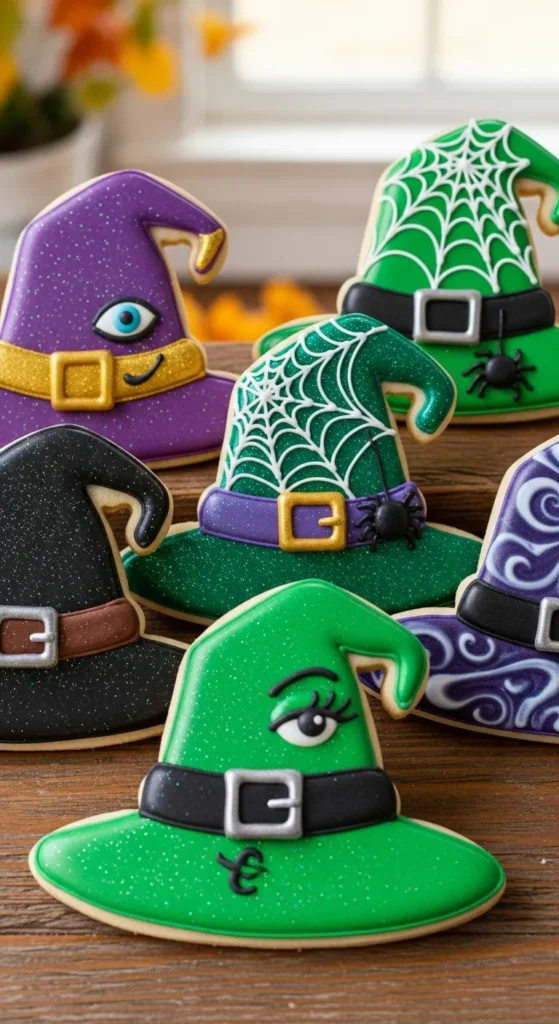 Sassy Witch Hat Sugar Cookies
