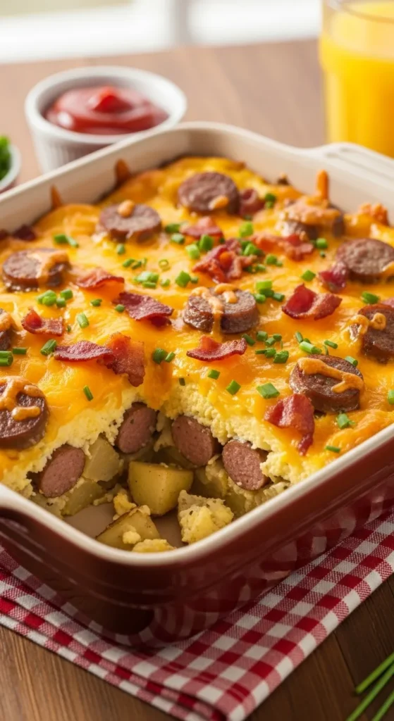 Sausage and Potato Breakfast Casserole