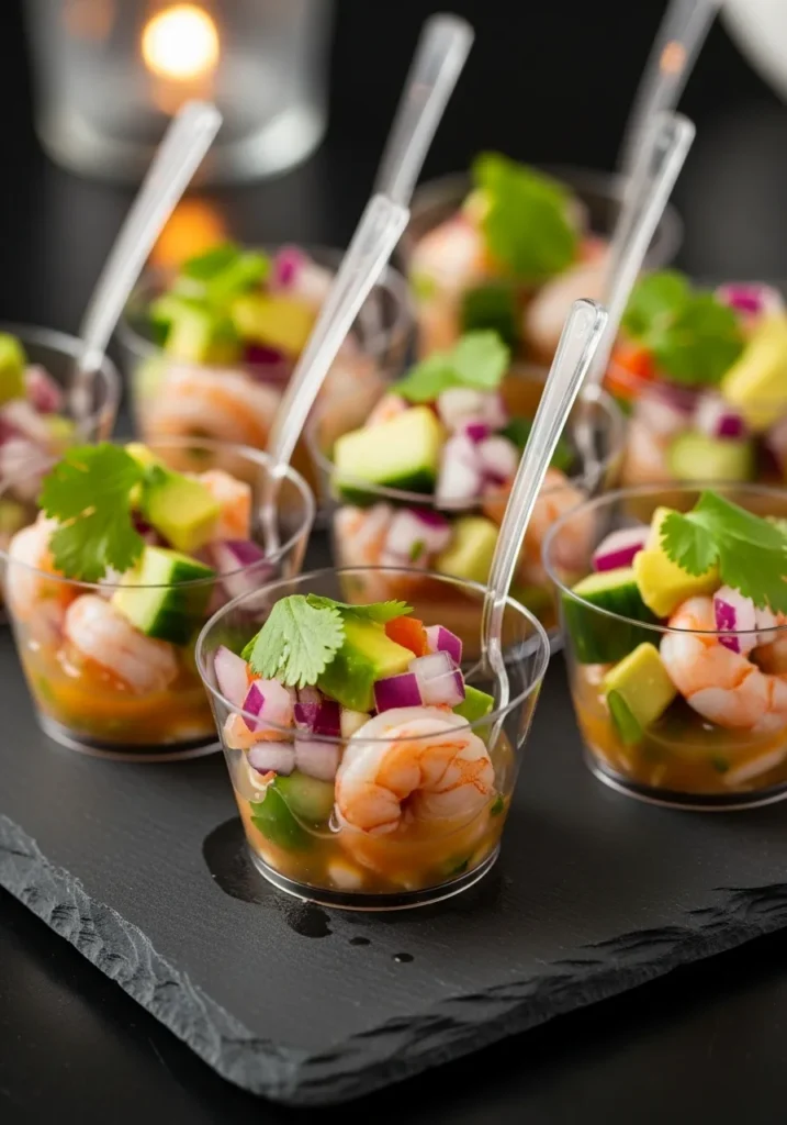 Shrimp Ceviche Cups