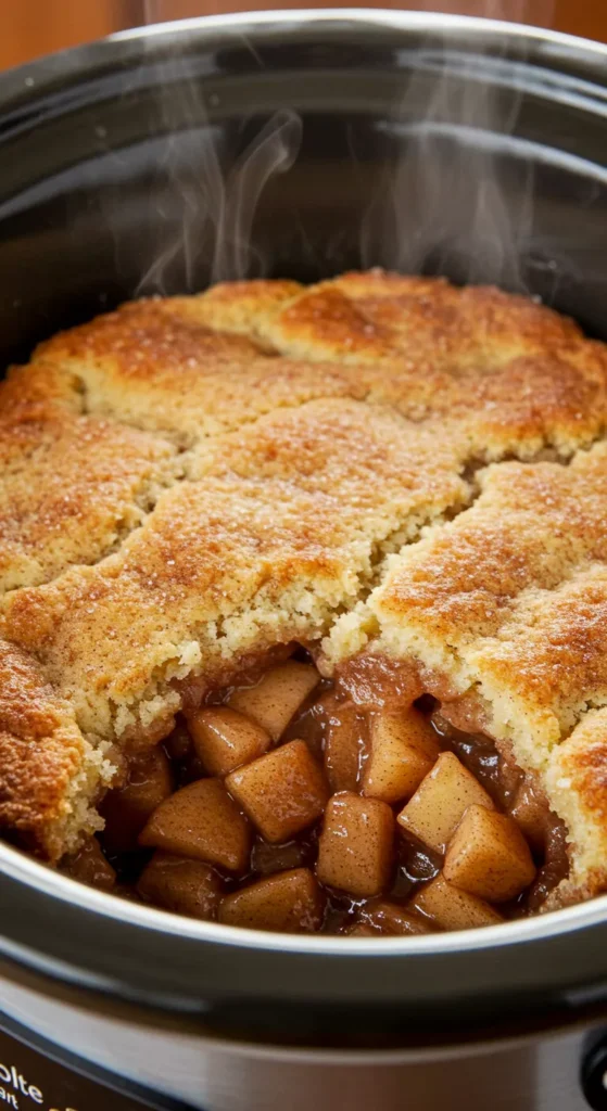 Slow Cooker Apple Cobbler