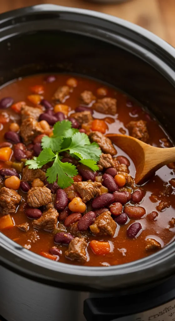 Slow-Cooker Beef Chili