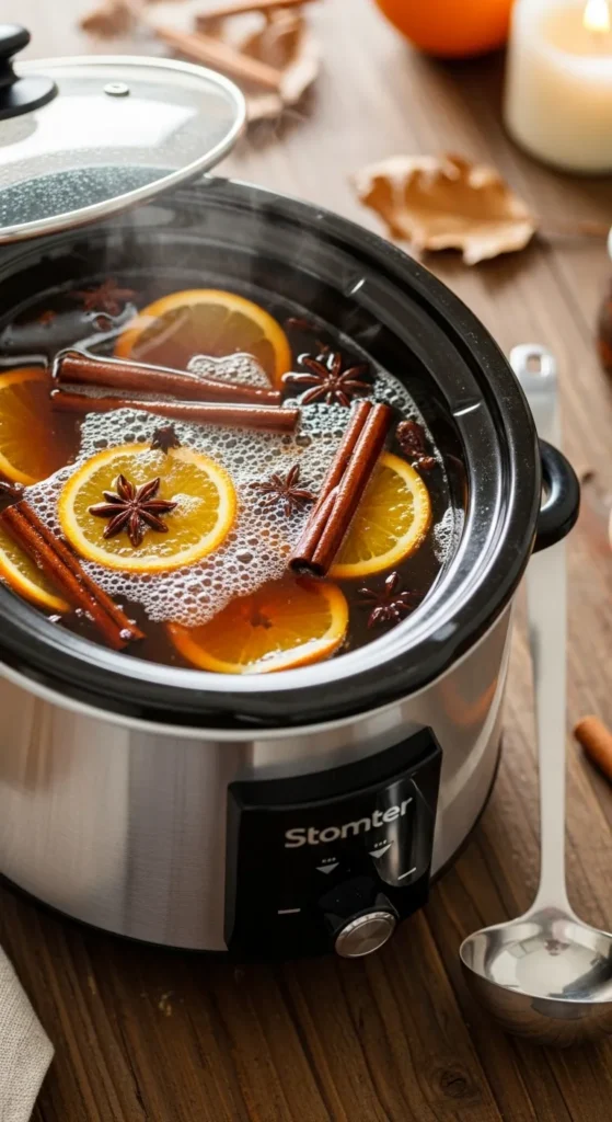 Slow-Cooker Spiked Cider