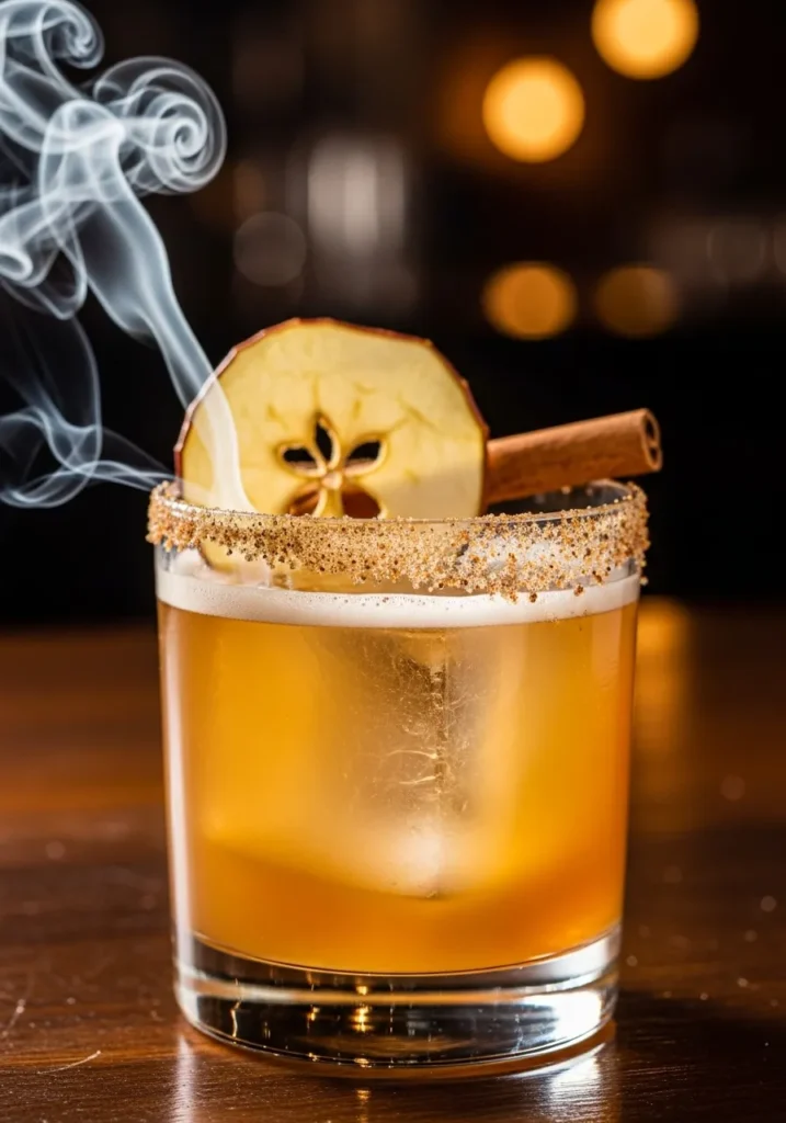 Smoky Bourbon Apple Butter Cocktail