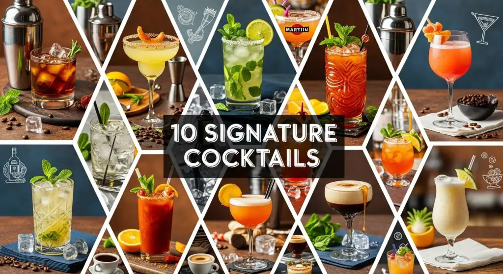 10 Signature Cocktails