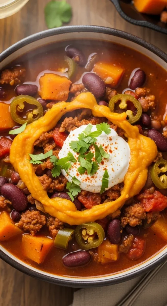 Smoky Pumpkin Chorizo Chili