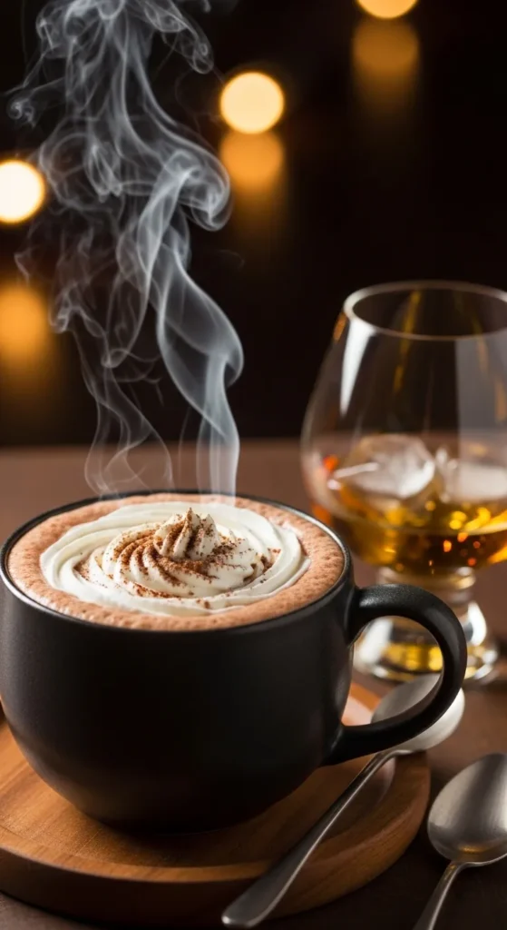 Smoky Whiskey Hot Chocolate