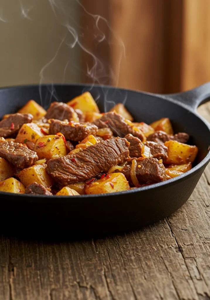 Spiced Beef Skillet Recipe