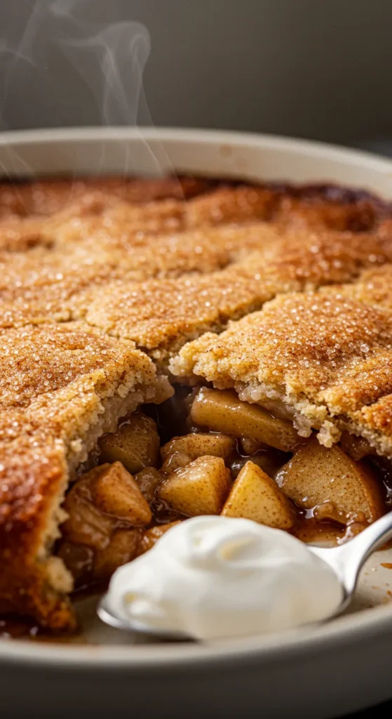 Spiced Chai Apple Cobbler