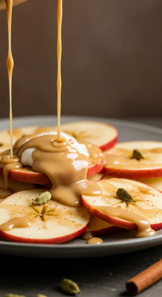 Spiced Chai Latte Apple Nachos