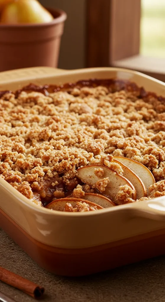 Spiced Pear Crisp