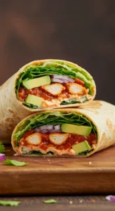 Spicy Chicken Avocado Wrap