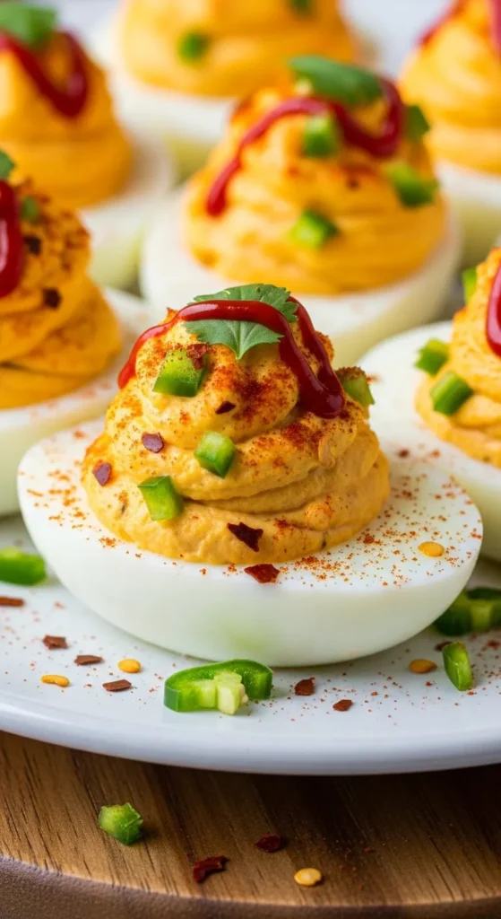 Spicy Deviled Eggs
