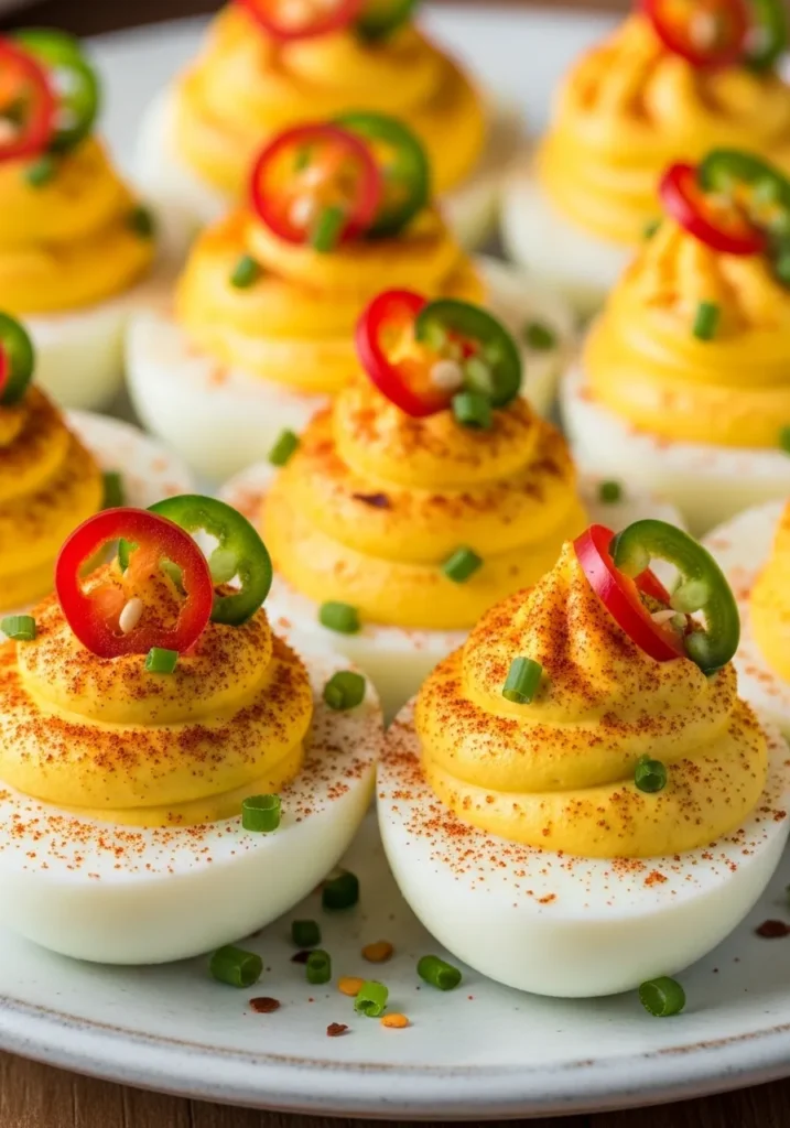 Spicy Deviled Eggs