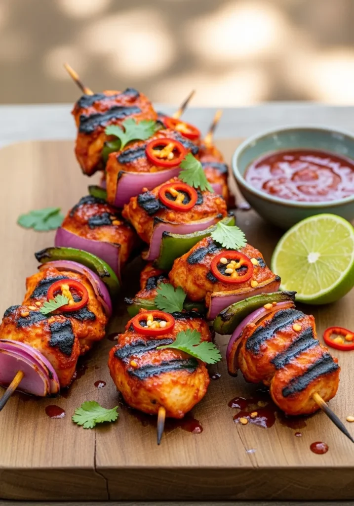 Spicy Grilled Chicken Skewers Recipe