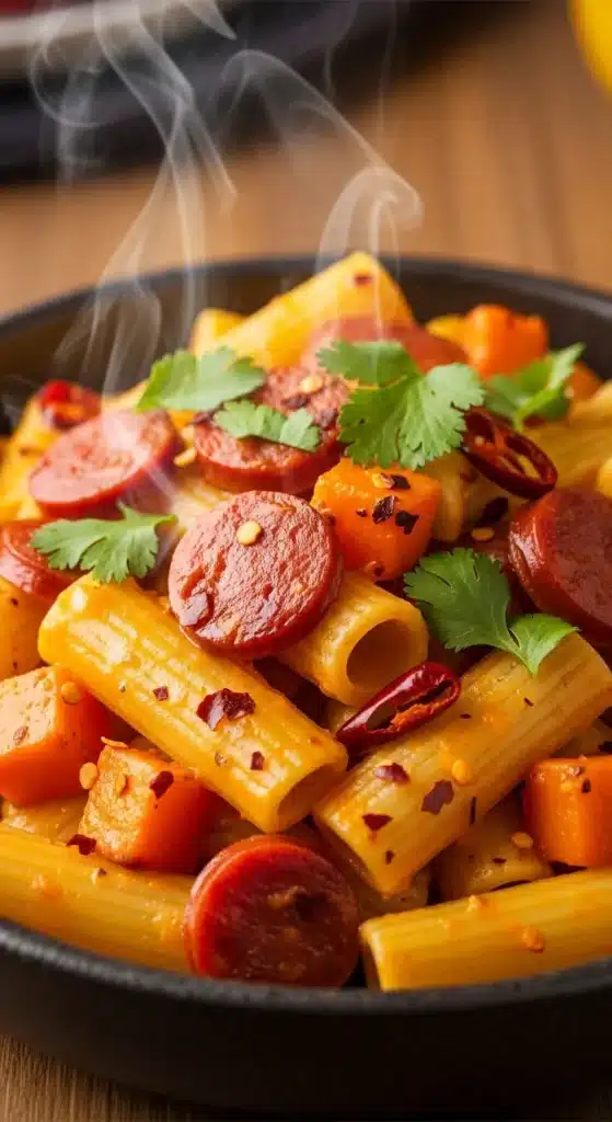 Spicy Pumpkin Chorizo Rigatoni
