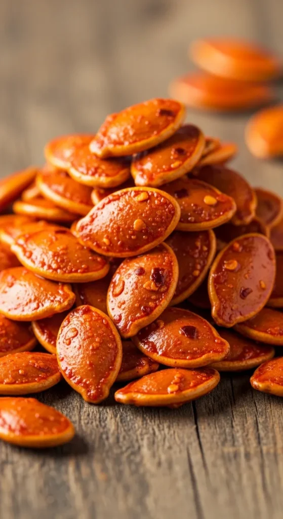 Spicy Sriracha Pumpkin Seeds