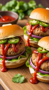 Spicy Sriracha Turkey Sliders