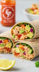 Spicy Tuna Salad Wraps for a Quick Bite