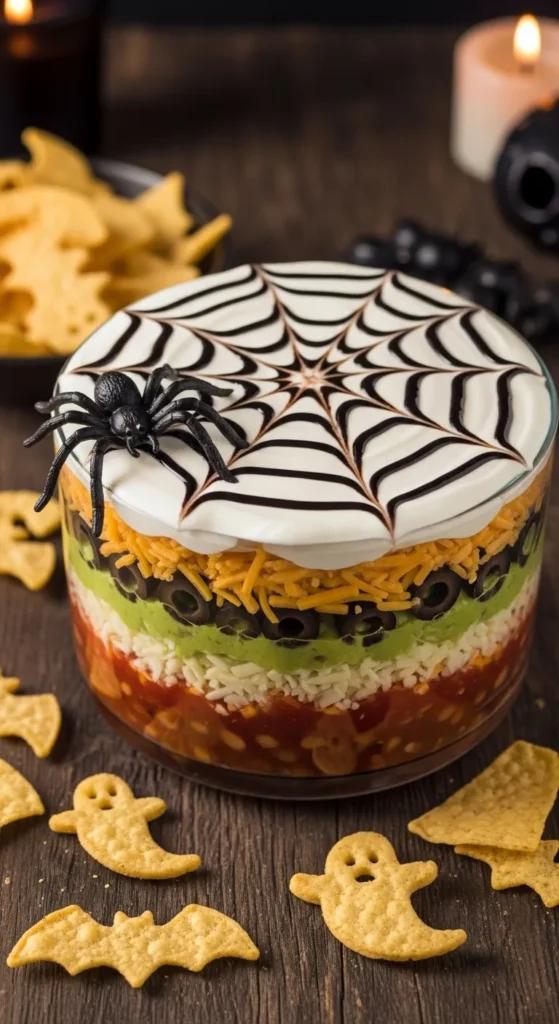 Spider Web Seven Layer Dip