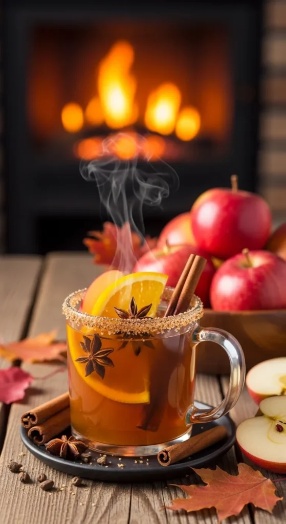 Spiked Hot Apple Cider