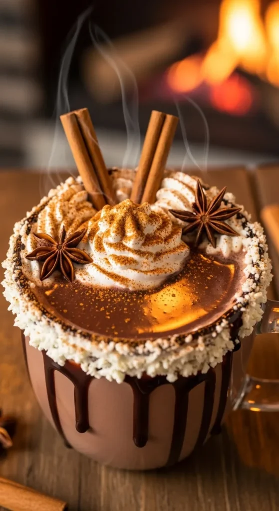 Spiked Mexican Hot Chocolate