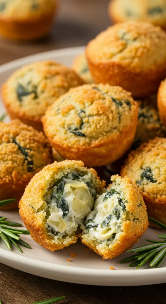 Spinach Artichoke Dip Bites