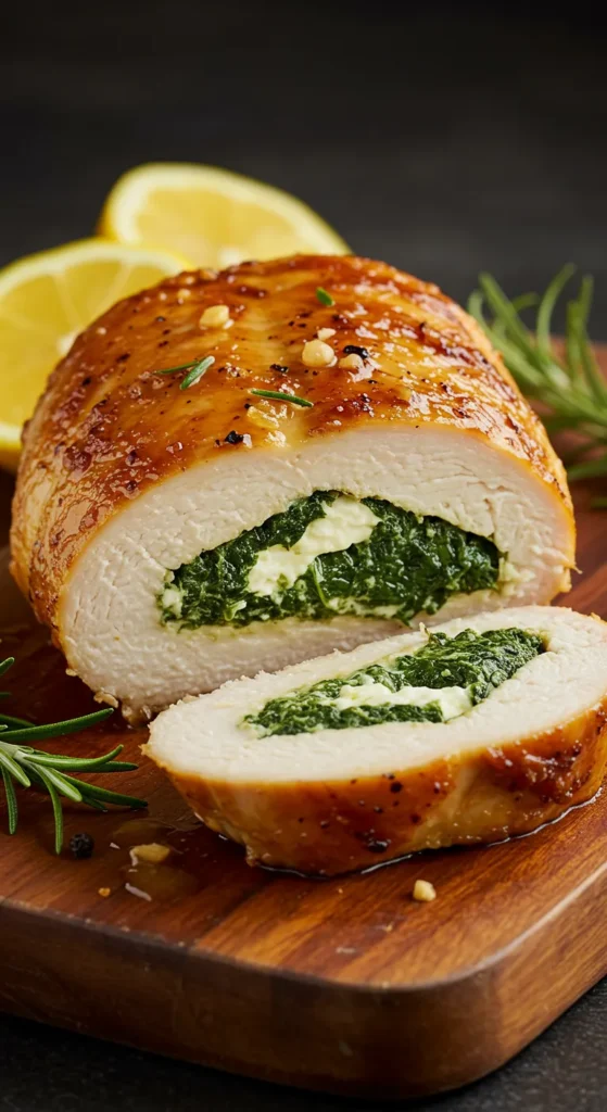 Spinach and Feta Stuffed Chicken
