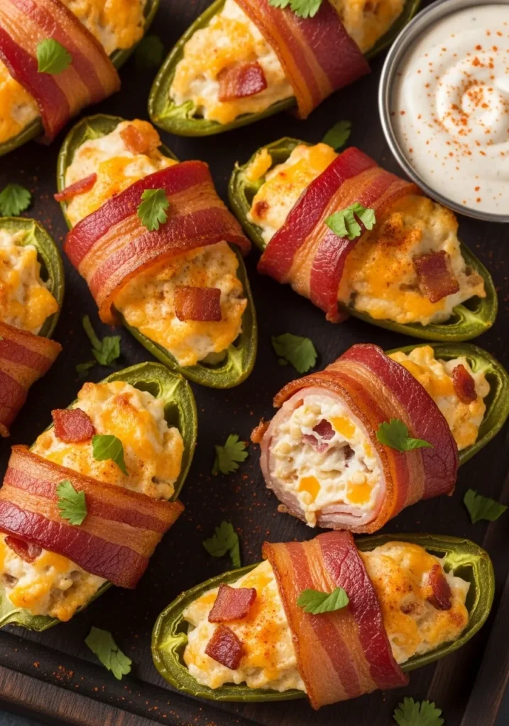 Stuffed Jalapeño Poppers
