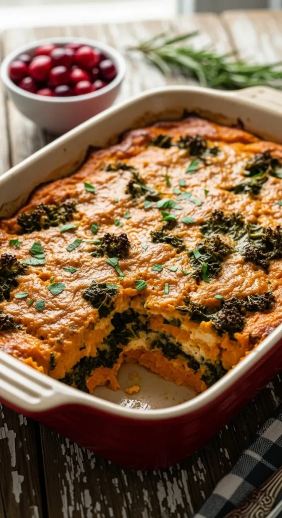 Sweet Potato & Kale Power Casserole