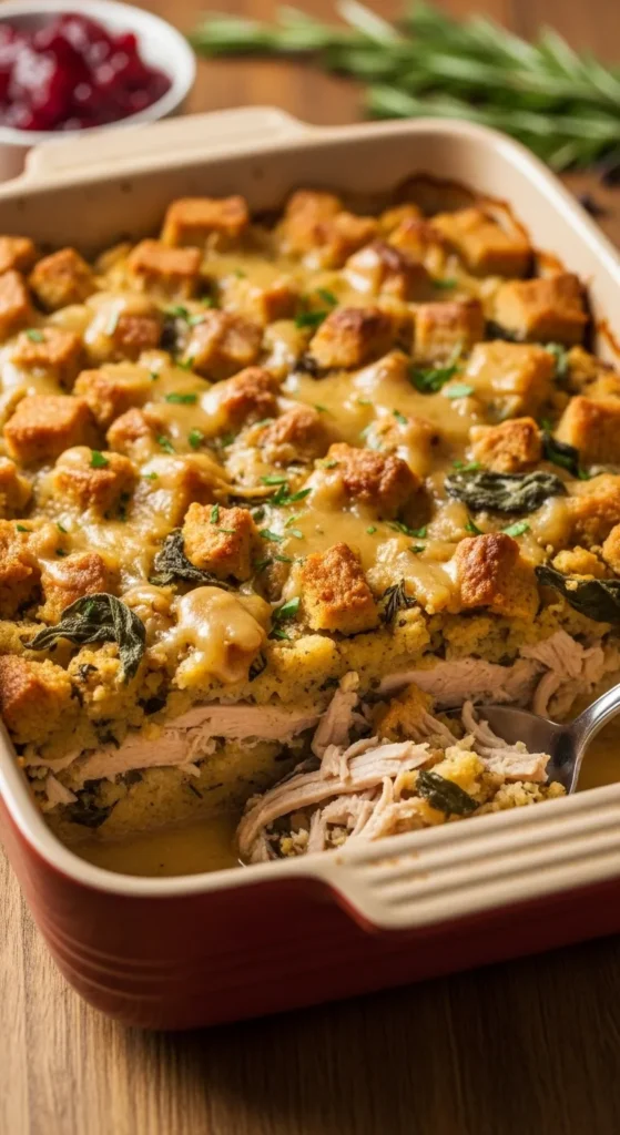 Turkey & Stuffing Casserole