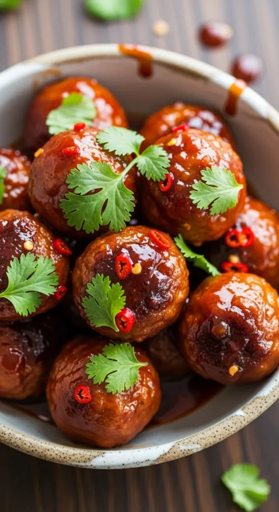 Sweet & Spicy Meatballs