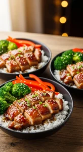Teriyaki Chicken Rice Bowls