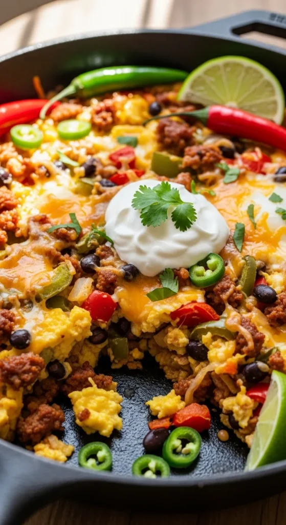 . Tex-Mex Egg and Chorizo Casserole