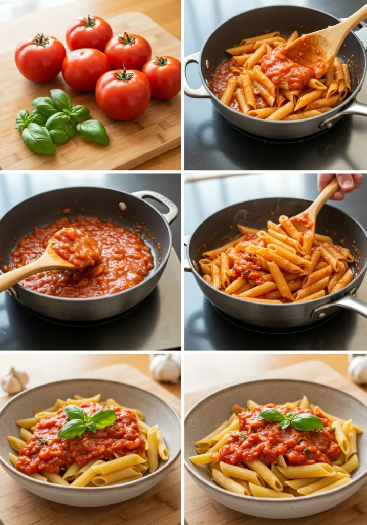 Tomato Basil Penne Recipe