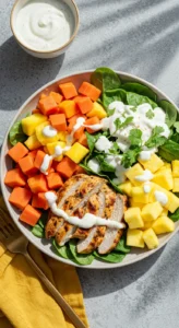 Tropical Fruit & Chicken Salad