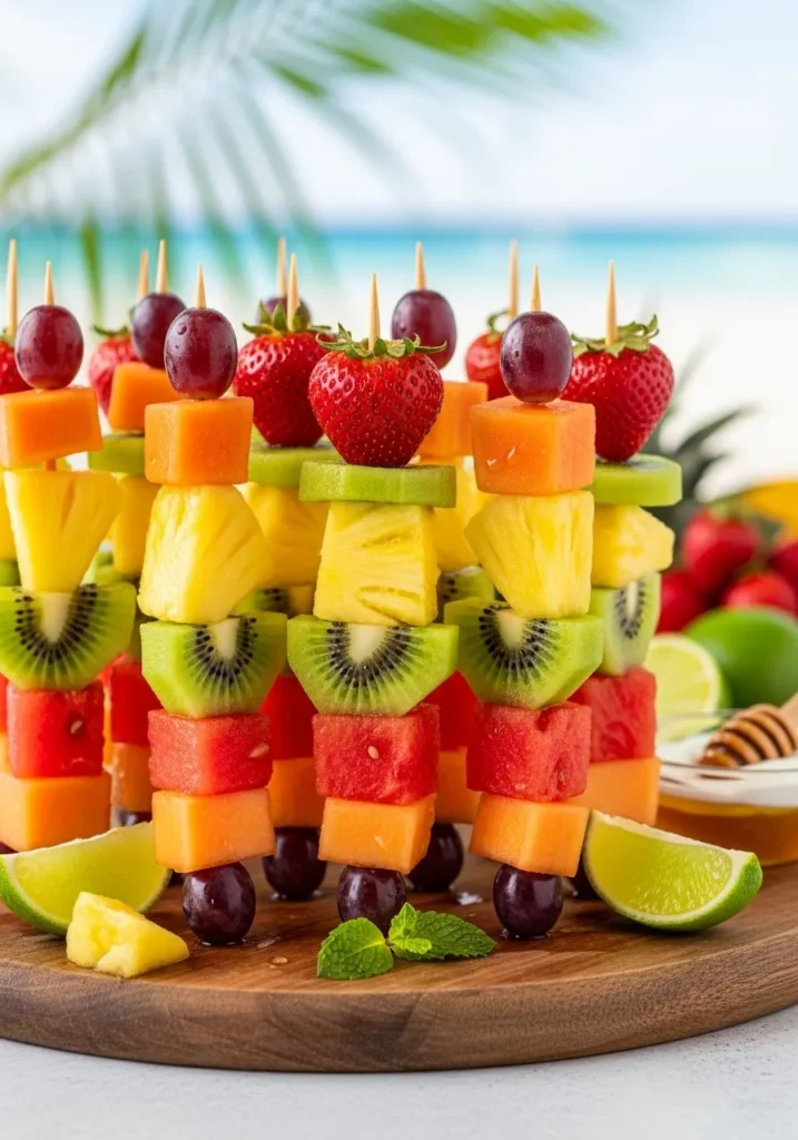 Tropical Fruit Skewers