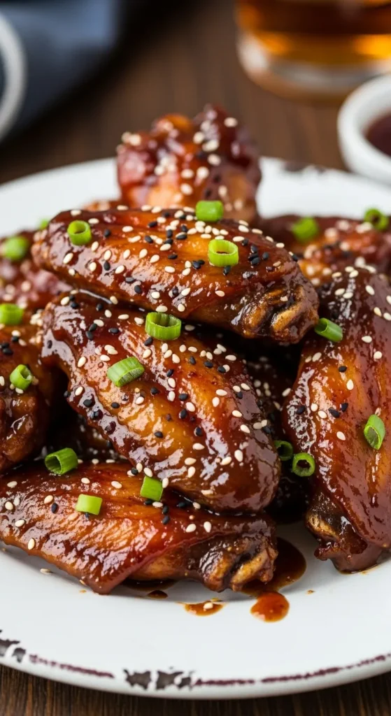 Ultimate Bourbon Chicken Wings Sticky Bliss!