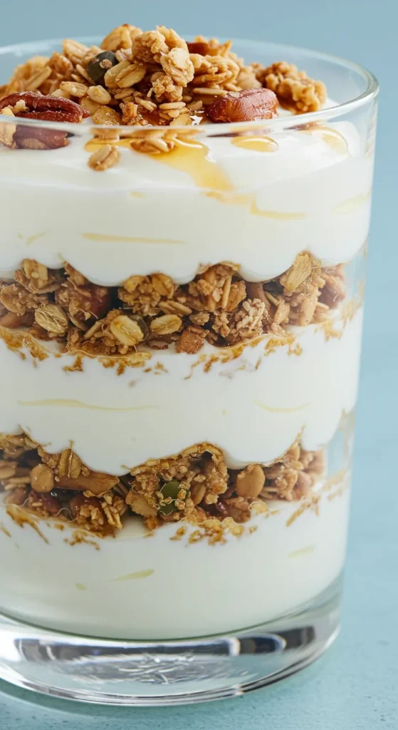 Vanilla Yogurt Parfait with Granola