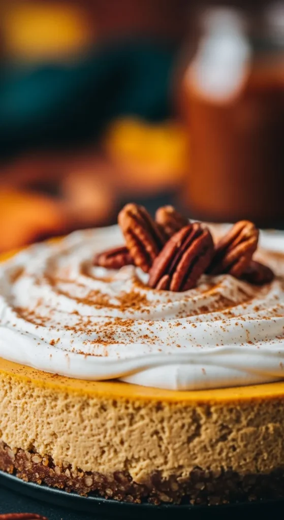 Vegan Pumpkin Cheesecake