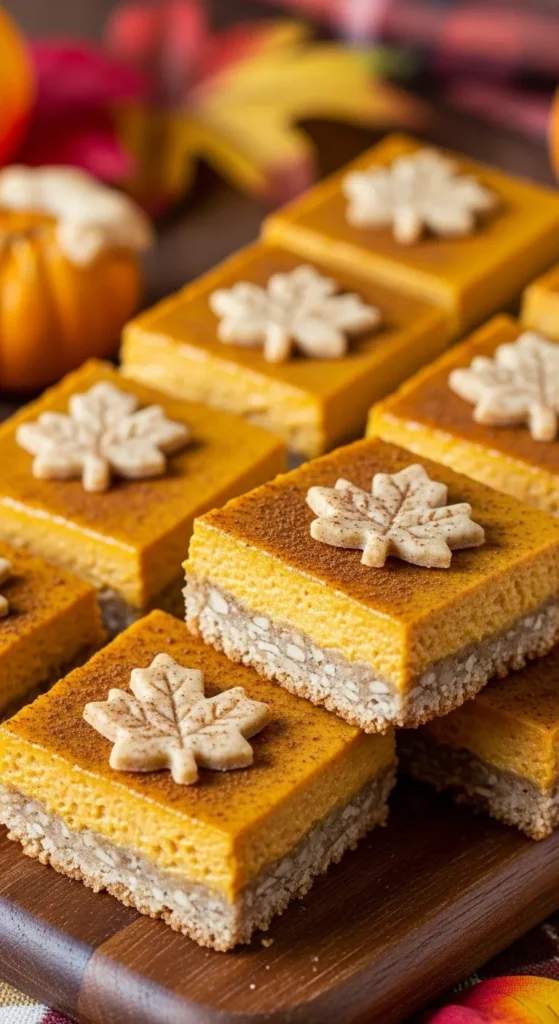 Vegan Pumpkin Pie Bars
