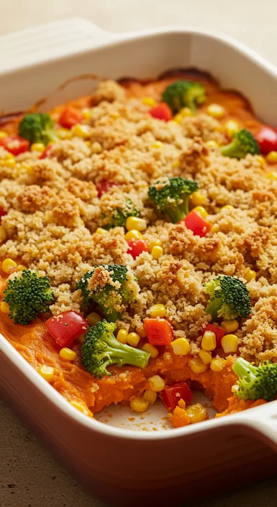 Veggie-Loaded Sweet Potato Casserole