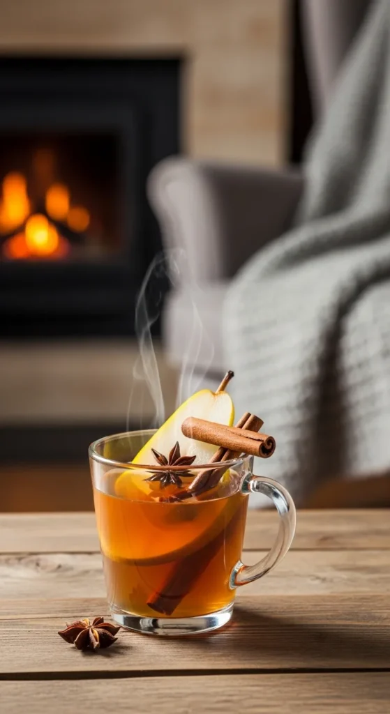 . Warm Spiced Pear Todd