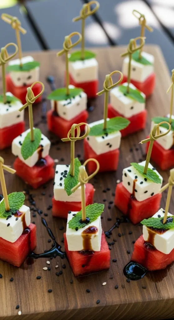 Watermelon Feta Bites