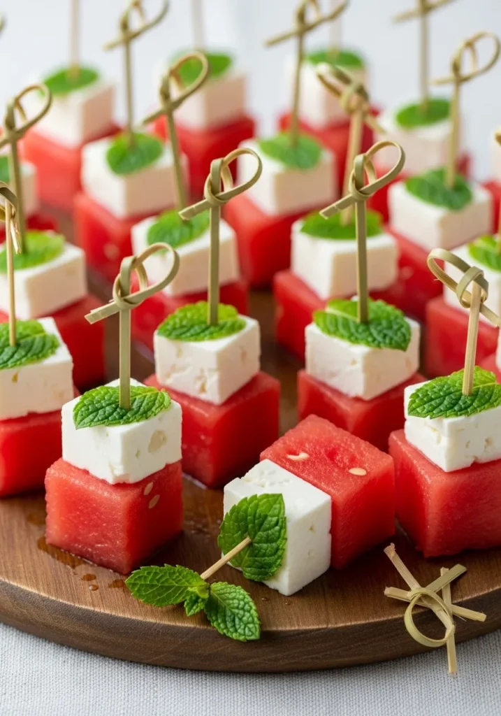 Watermelon Feta Bites