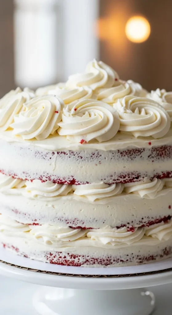 Whipped Cream Cheese Frosting for Layer Cakes