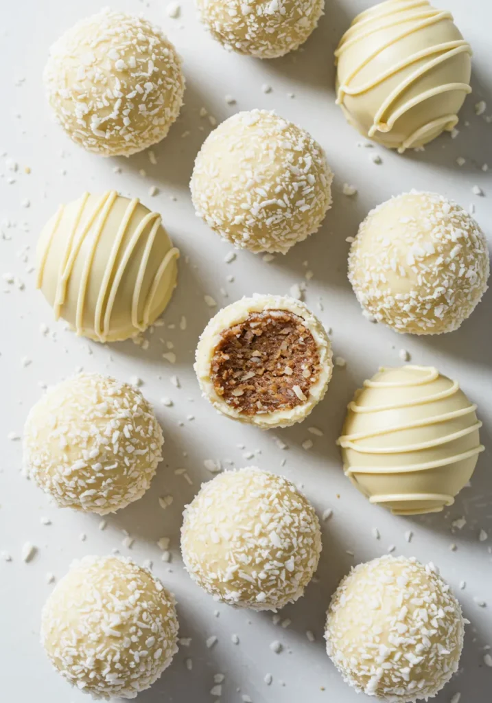 White Chocolate Coconut Truffles Recipe