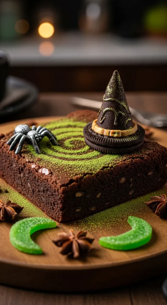 Witch's Brew Black Bean Brownies