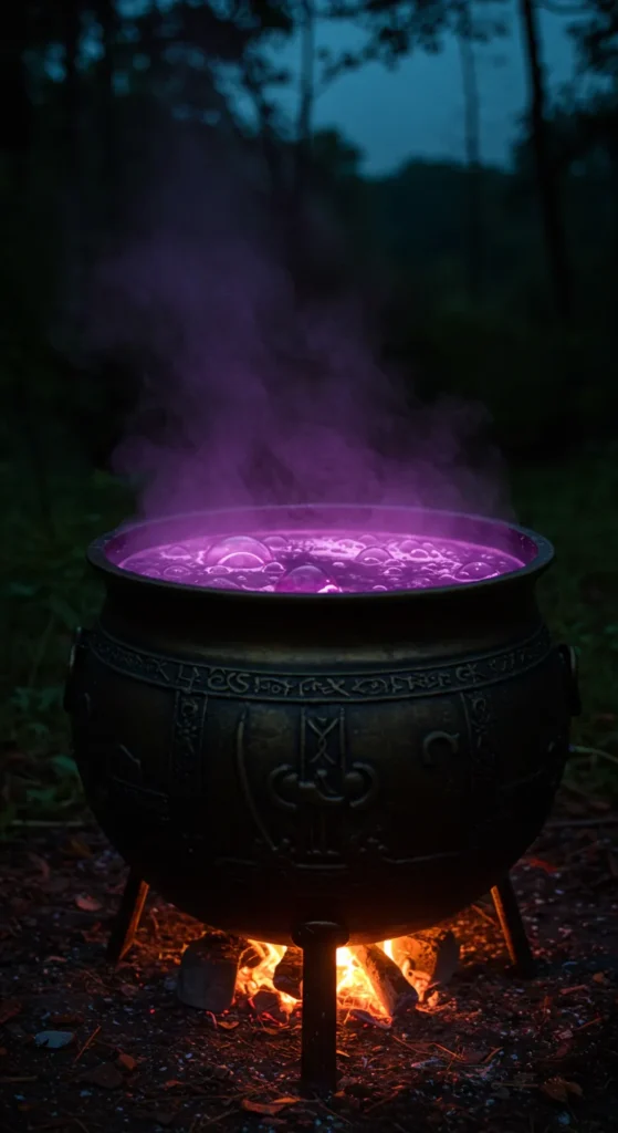 Witch's Cauldron Bubble