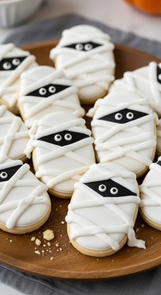 Wrapped Mummy Sugar Cookies