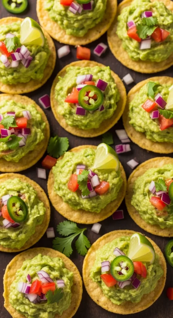 Zesty Guacamole Bites